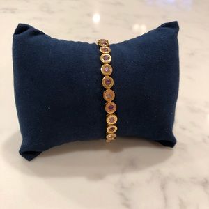 Rustic Cuff Angeline Bracelet in Lavender